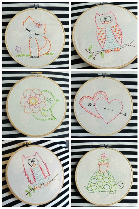 Embroidery Patterns for Beginners Gallery 1