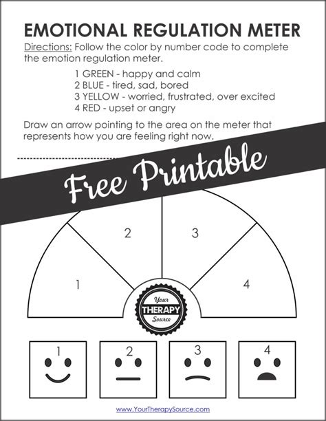 EMDR Worksheets for Emotional Regulation