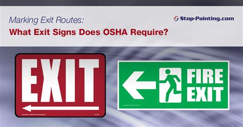 Emergency Exit Sign OSHA Requirements