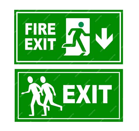 Emergency Exit Sign Design