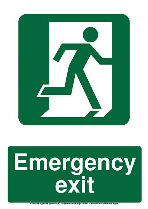 Emergency Exit Sign Requirements