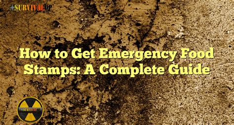 Emergency Food Stamps Recertification