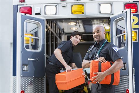 Emergency Medical Technician Providing Care