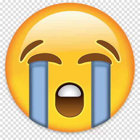 Crying emoji printable face