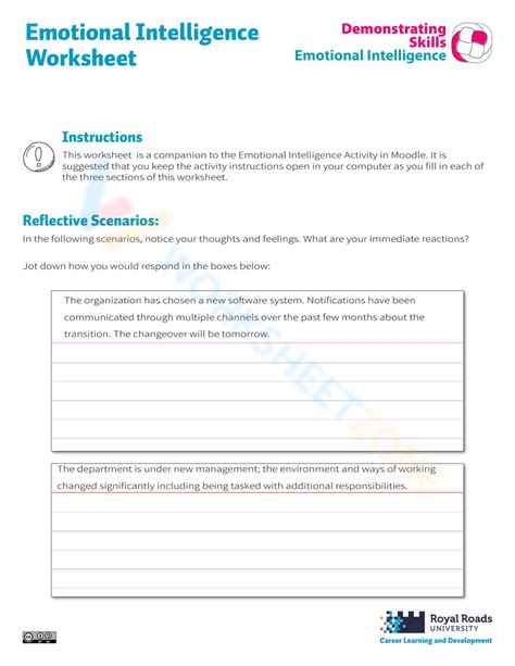 Emotional intelligence worksheets for 3rd grade