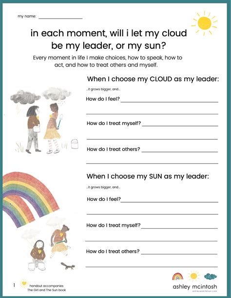 Emotional Regulation Worksheets for Self-Care