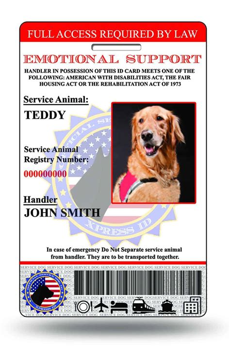 Emotional Support Animal ID