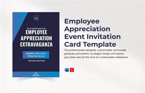 Free Employee Appreciation Invitation Templates