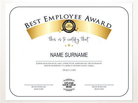 Employee Awards Template