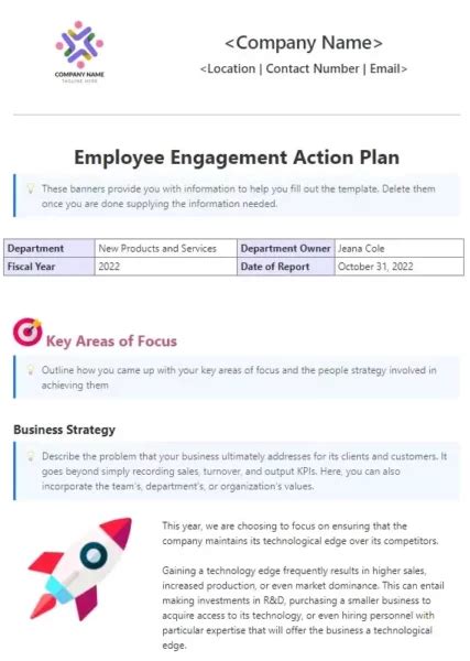 Employee Engagement Template