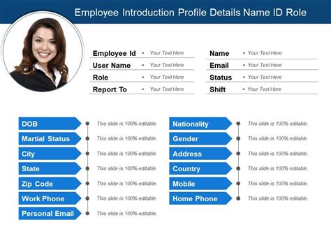 Employee introduction template PowerPoint free