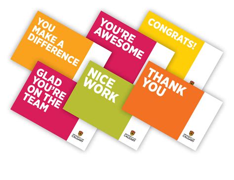 Employee Recognition Cards