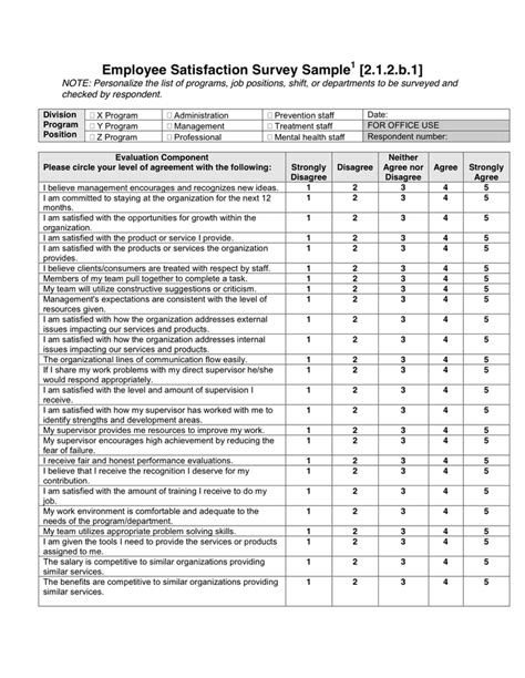 Employee Satisfaction Surveys