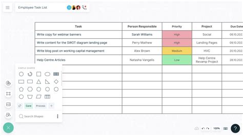 Example of an Employee Task List Template