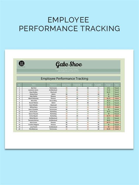 Benefits of Using an Excel Template for Employee Tracking