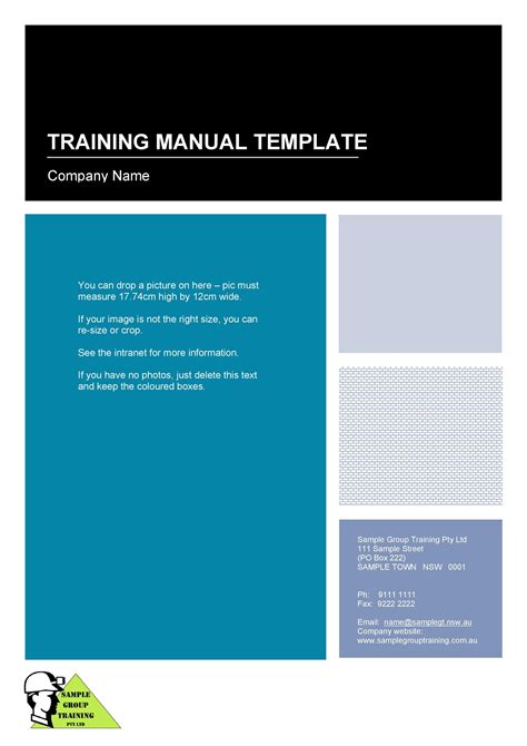 Employee Training Manual Templates in Word