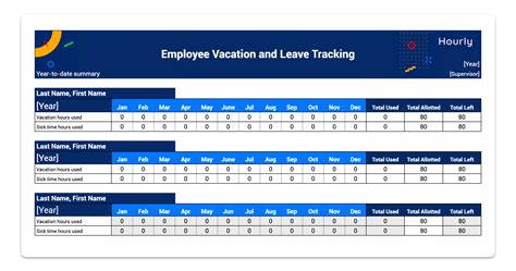 Employee Vacation Tracking