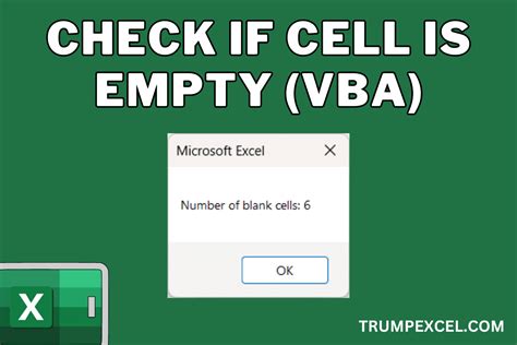 Empty Cell in VBA Example