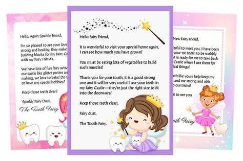 Enchanted Forest Tooth Fairy Letter