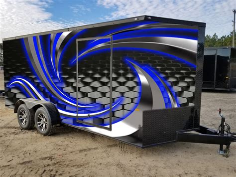 Design Elements for Custom Enclosed Trailer Wrap