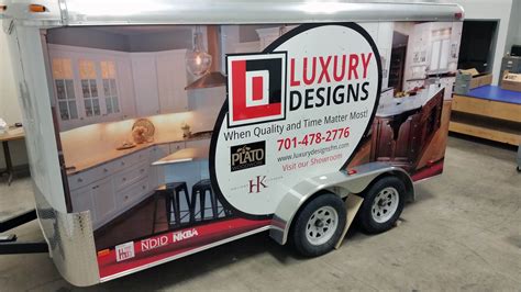 Custom Enclosed Trailer Wrap Design Example 2