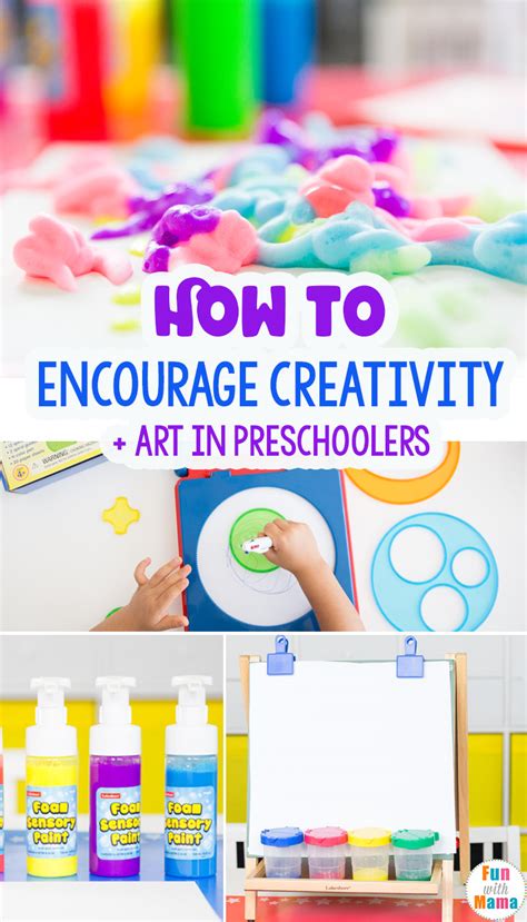 Encouraging creativity with artistic activities