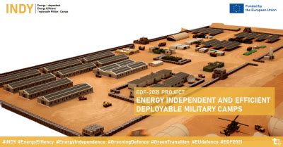 Energy-efficient military camp