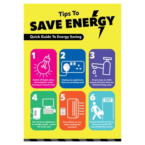 Energy saving tips