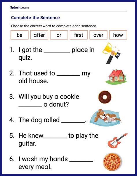 Engaging Fill-in-the-Blank Worksheets