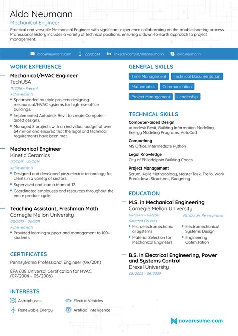 Engineer Resume Tips