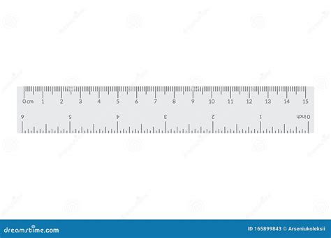 Engineering ruler template