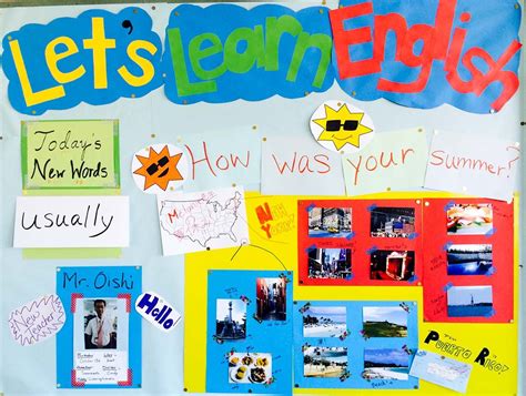 English Bulletin Board Ideas 10