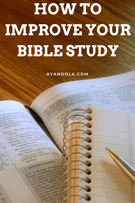 Enhancing Your Bible Study Experience