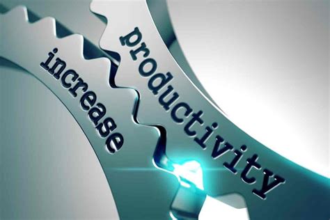 Enhancing productivity