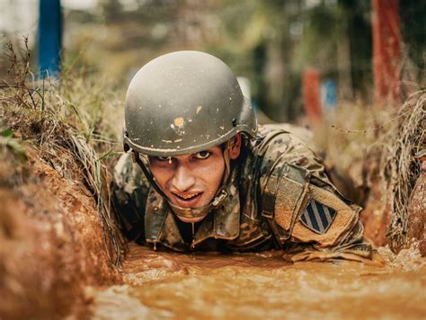 Enlisted Soldier in Training