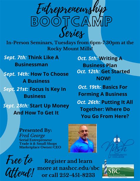 Entrepreneurship Boot Camp