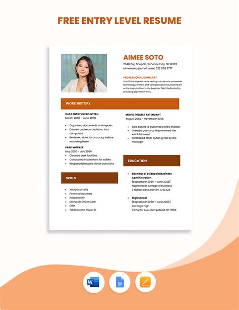 An entry-level friendly cover letter template