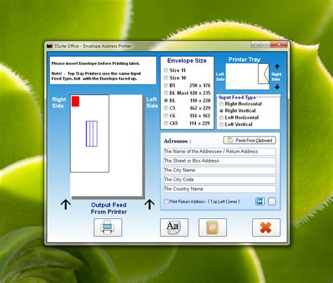 Envelope Printing Software