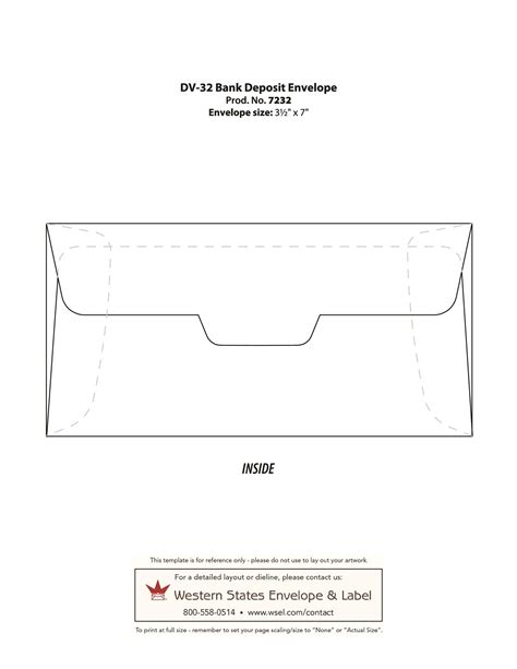 Envelope Printing Template PDF