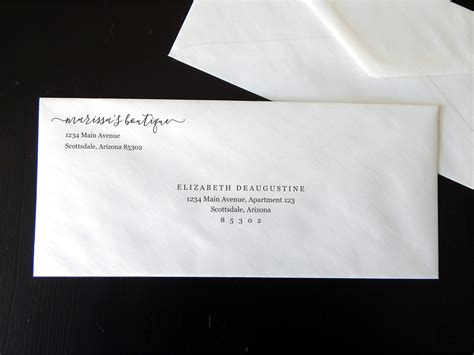 Example of a money envelope template