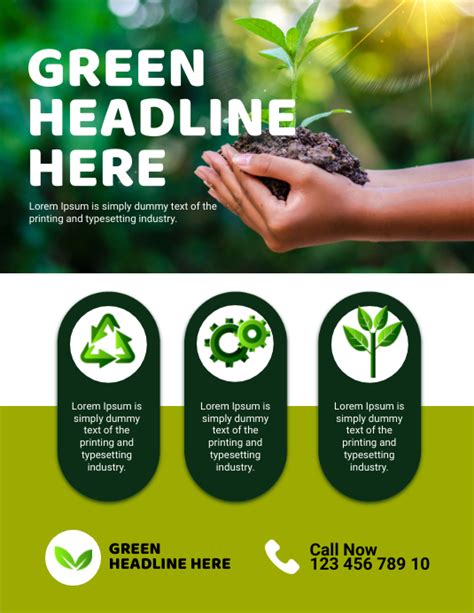 Environmental Action Flyer Template