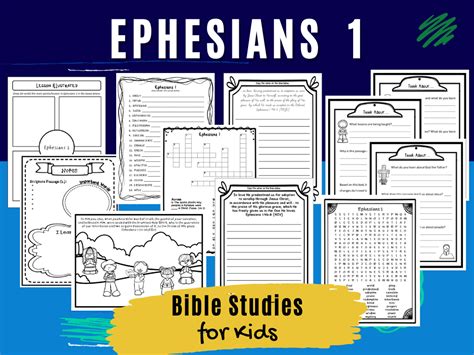 Ephesians Bible study printables PDF