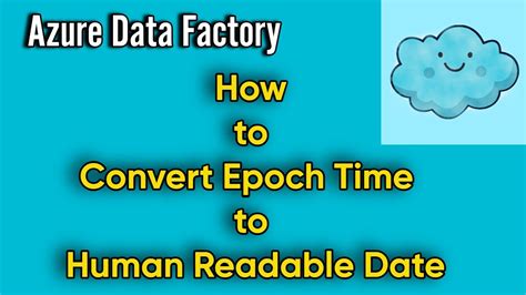 Epoch time conversion method 3