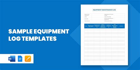 Equipment Log Template Excel Gallery 1