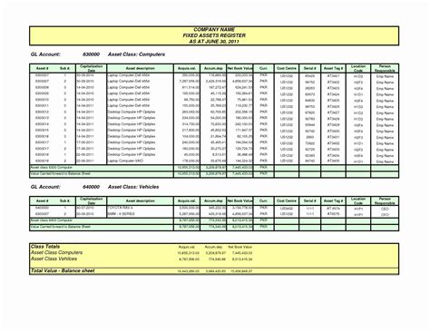 Equipment Rental Rates Excel Template