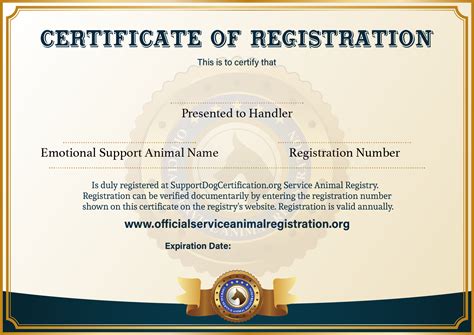 ESA Registration