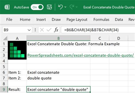 Escape Double Quotes in Excel Troubleshooting