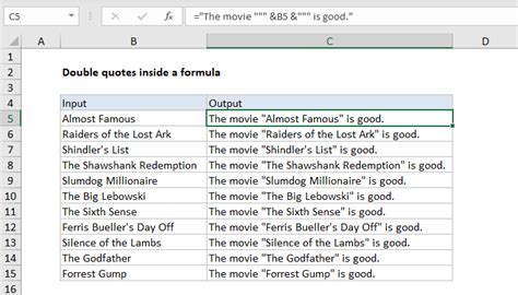 Escape Double Quotes in Excel using Third-Party Add-In