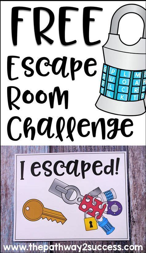 Escape room printables challenges