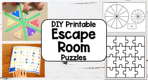 Escape room printables puzzles